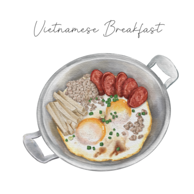 Scrambled egg on pan watercolor 22418334 PNG