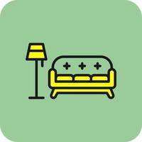 Sofa Vector Icon Design