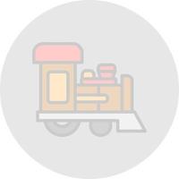 diseño de icono de vector de tren