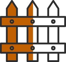 Fence Vector Icon Design