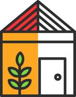 Greenhouse Vector Icon Design