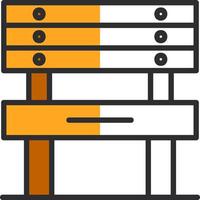 Bench Vector Icon Design