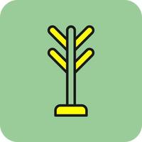 Coat Rack Vector Icon Design