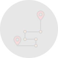 Route Vector Icon Design