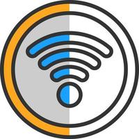 diseño de icono de vector de señal wifi