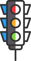 Traffic Lights Vector Icon Design