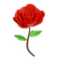 3D-Rosenblüte png