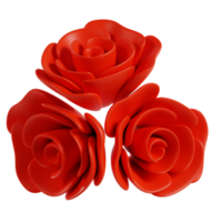 3D Rose Flower png