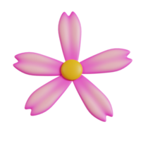 3d Cerise fleur png