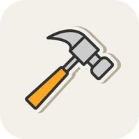 Hammer Vector Icon Design