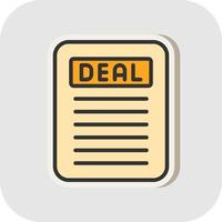 Deal Vector Icon Design