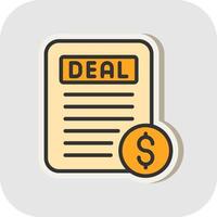 Business Deal Vector Icon Design