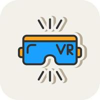 Virtual Reality Vector Icon Design