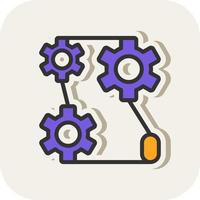 Cogwheels Vector Icon Design