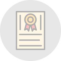 Certification Vector Icon Design