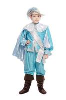 Beautiful boy in a musketeer costume photo