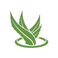 Aloe Vera logo icon design symbol beauty vector