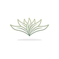 Aloe Vera logo icon design symbol beauty vector