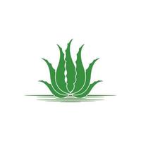 Aloe Vera logo icon design symbol beauty vector