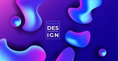 Abstract purple gradient Liquid color background design. Fluid gradient shapes composition. Futuristic design posters vector