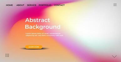Minimalist landing page abstract colorful holographic mesh background. Website UI design background. Eps 10 vector
