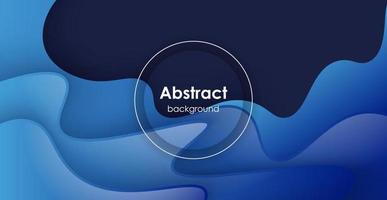 modern abstract dynamic blue color with wavy shape overlap layers background. eps10 vector