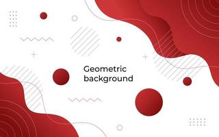 mínimo resumen rojo líquido color degradado, fluido forma geométrico con puntos antecedentes. eps10 vector