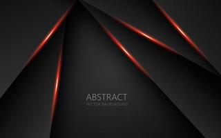 abstract light orange black space frame layout design tech triangle concept gray texture background. eps10 vector