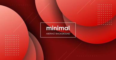 minimal abstract red circle color shape overlap layers geometric dynamic background. eps10 vector