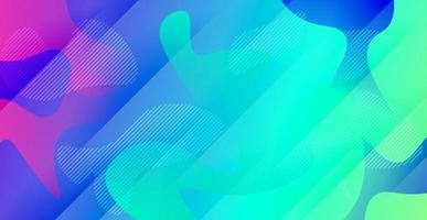 minimal abstract colorful green blue purple liquid color gradient, fluid shape geometric with dots background. eps10 vector