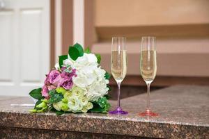 Cute still life with a bouquet photo