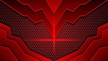 Abstract dark Red Futuristic Gaming Background with a hexagon pattern , dark Red geometric background  for banner or Offline stream, gaming background template vector
