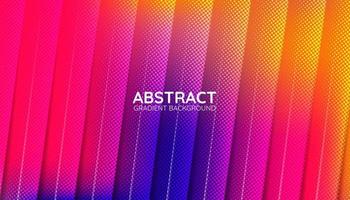 Abstract Gradient banner background design with halftone texture effect and orange, blue, pink colors vector