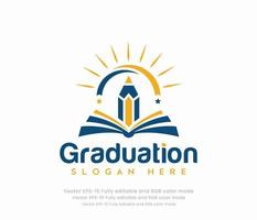 graduation or education logo vector