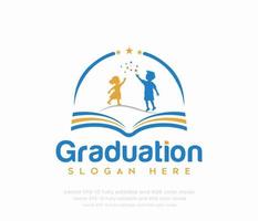 Graduation or education logo vector