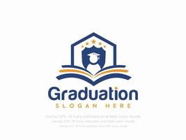 Graduation or education logo vector