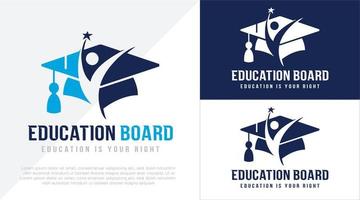 Graduation or education logo vector