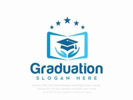 Graduation or education logo vector