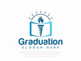 Graduation or education logo vector