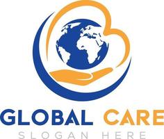 Global care logo vector