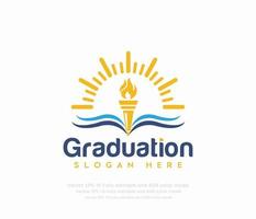 Graduation or education logo vector