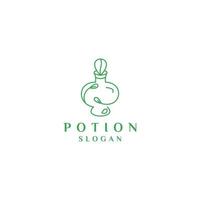 Potion logo design icon vector