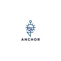 Anchor Logo Template vector symbol