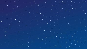 Night sky with many stars. Abstract nature background with stardust in deep universe. Vector illustration.