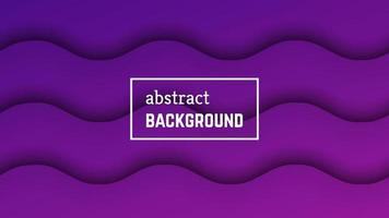 Abstract minimal wave geometric background. Purple wave layer shape for banner, templates, cards. Vector illustration.