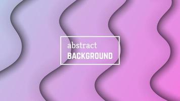 Abstract minimal wave geometric background. Pink wave layer shape for banner, templates, cards. Vector illustration.