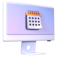 3d calendar icon png