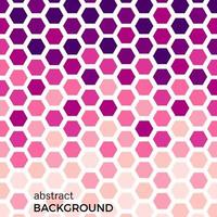 Abstract background with pink hexagons elements. Vector illustration.