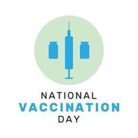 vector ilustración de nacional vacunación día. el gobierno de India observa dieciséis marzo como nacional vacunación día a reconocer y apreciar el difícil trabajo de primera línea salud cuidado trabajadores