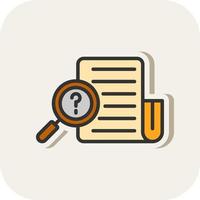 Interrogation Vector Icon Design